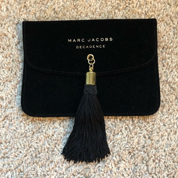 Marc Jacobs Handbags - Marc Jacobs Black Velour Bag w/ Tassel